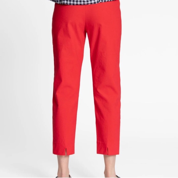 Frances Valentine red Petrie ankle pants sz 12 - Picture 2 of 3
